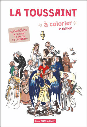 La Toussaint à colorier : 12 credocartes à colorier + 1 conte + 1 catéchèse