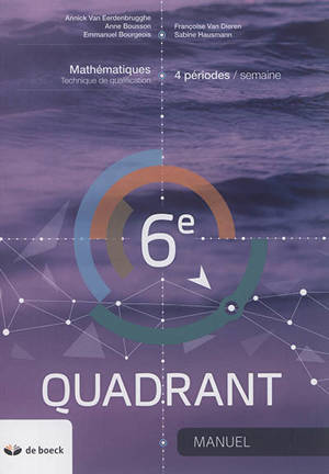 6e quadrant, manuel : mathématiques, technique de qualification : 4 périodes-semaine