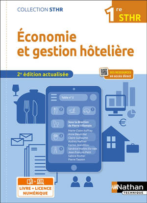 Economie et gestion hôtelière 1re STHR : i-manuel 2.0, livre + licence élève