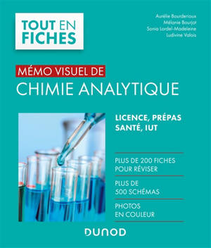 Mémo visuel de chimie analytique : licence, prépas, santé, IUT