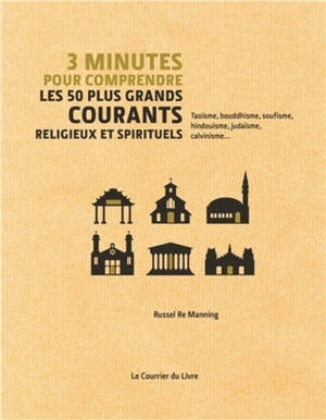 3 minutes pour comprendre les 50 plus grands courants religieux et spirituels : taoïsme, bouddhisme, soufisme, hindouisme, judaïsme, calvinisme...