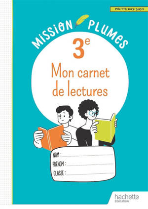 Mon carnet de lectures 3e
