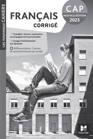 Français CAP : corrigé : 2023