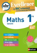 Maths 1re : spécialité : nouveau bac