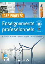 CAP Proelec : enseignements professionnels