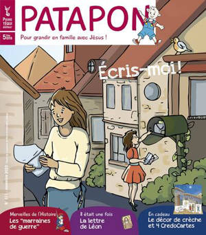 Patapon : mensuel catholique des enfants dès 5 ans, n° 511. Ecris-moi !