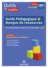 Outils pour les maths, manuel CM2, cycle 3 : guide pédagogique, avec CD-ROM banque de ressources