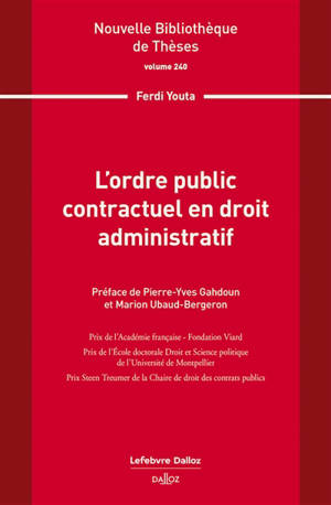 L'ordre public contractuel en droit administratif
