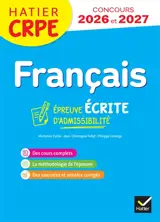 Français : épreuve écrite d'admissibilité : CRPE concours 2025 et 2026 M1, M2