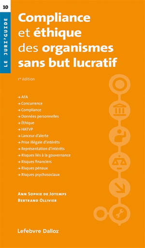 Compliance et éthique des organismes sans but lucratif