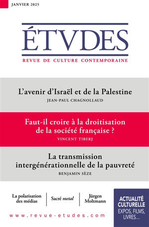Etudes, n° 4322