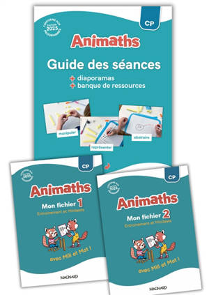 Animaths CP : mon fichier : entraînement et minitests