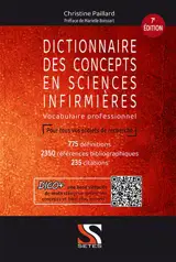 Dictionnaire des concepts en sciences infirmières : vocabulaire professionnel de la relation soignant-soigné