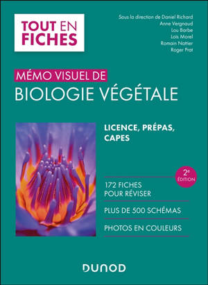 Mémo visuel de biologie végétale : licence, prépas, Capes