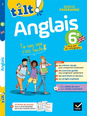 Ton cahier d'entraînement anglais 6e : pour progresser facilement : nouveau programme