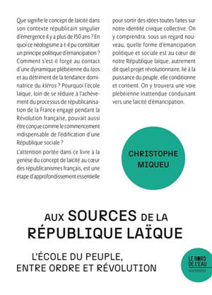 Aux sources de la République laïque : entre ordre et révolution