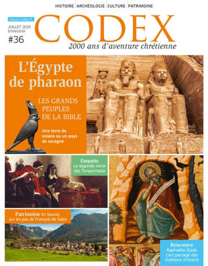 Codex : 2.000 ans d'aventure chrétienne, n° 36. L'Egypte de pharaon : les grands peuples de la Bible : une terre de misère ou un pays de cocagne
