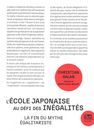 L'école japonaise au défi des inégalités : la fin du mythe égalitariste