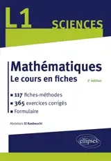 Mathématiques, L1 sciences : le cours en fiches