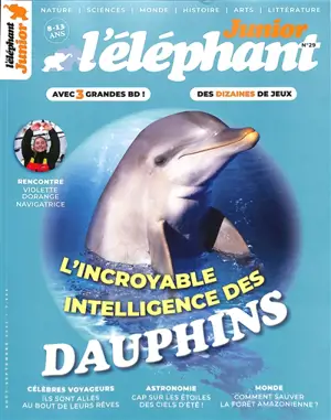 L'Eléphant junior, n° 29. L'incroyable intelligence des dauphins