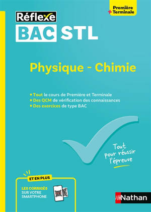 Physique chimie première + terminale bac STL