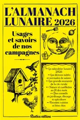 Almanach lunaire des usages et savoirs de nos campagnes 2026