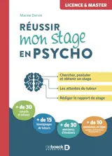 Réussir mon stage en psycho : licence & master