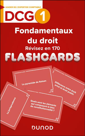 DCG 1, fondamentaux du droit : révisez en 170 flashcards !