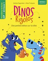 Dinos rigolos. Des petites bêtes sur la tête
