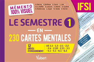 Le semestre 1 en 230 cartes mentales, IFSI : 12 unités d'enseignement