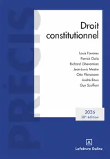 Droit constitutionnel 2026