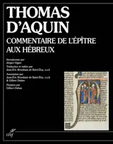 Commentaire de l'épitre aux Hébreux