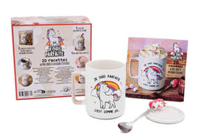 Coffret licorne : je suis parfaite : 20 recettes de mug cakes
