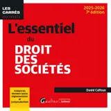 L'essentiel du droit des sociétés : 2025-2026