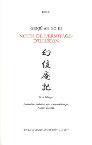 Notes de l'Ermitage-d'Illusion. Genjû-an no ki