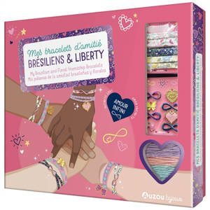 Mes bracelets d'amitié brésiliens & liberty : amour infini. My brazilian and floral friendship bracelets : infinite love. Mis pulseras de la amistad brasilenas y florales : amor infinito