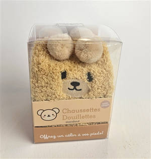 Chaussettes douillettes : ours 2