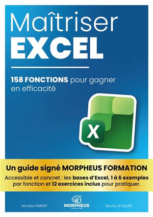 Maîtriser Excel : 158 fonctions pour gagner en efficacité