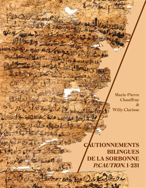 Cautionnements bilingues de la Sorbonne : P.Caution. 1-231