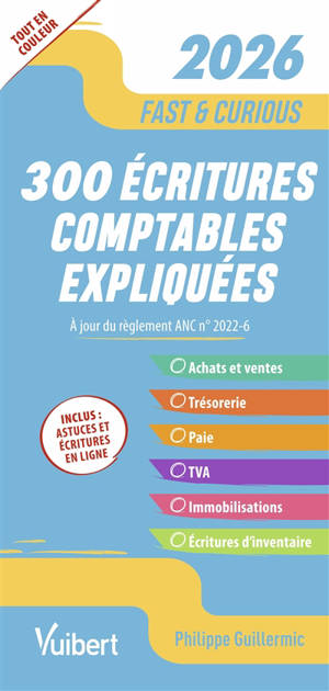 300 écritures comptables expliquées 2026