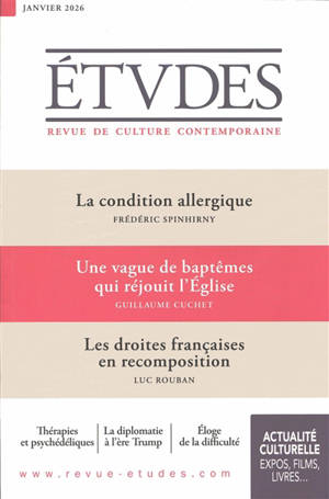 Etudes, n° 4333