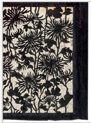 De l'autre côté du pochoir : l'art japonais du katagami