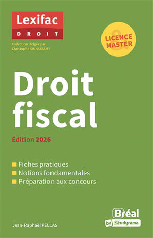 Droit fiscal : licence & master