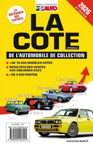 La cote officielle de l'automobile de collection 2026