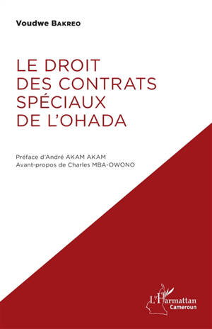 Le droit des contrats spéciaux de l'OHADA