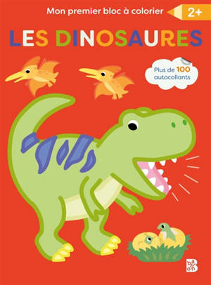 Mon premier bloc à colorier : Les dinosaures