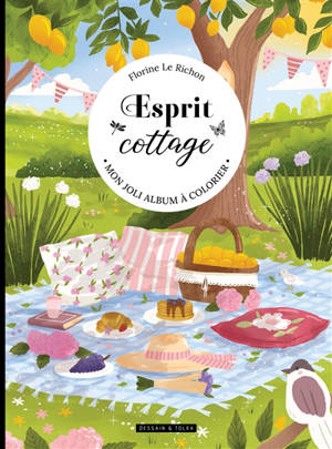 Esprit cottage : mon joli album à colorier
