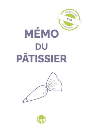Mémo du pâtissier