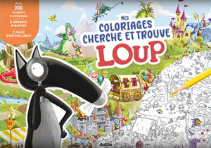 Mes coloriages cherche & trouve loup