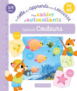 Mon cahier autocollants spécial couleurs : MS